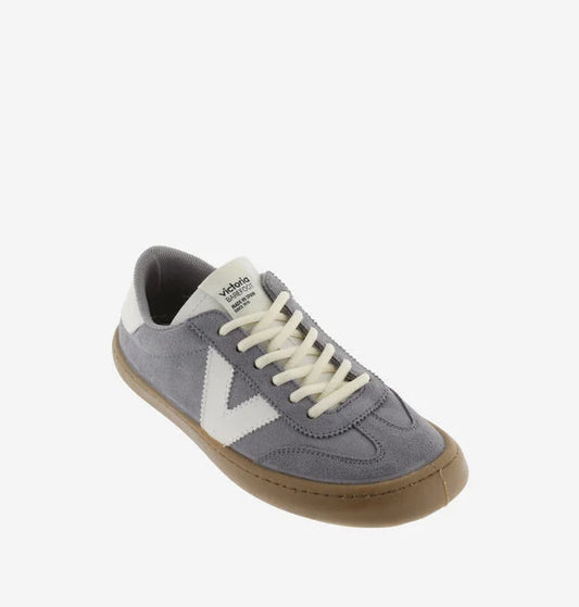Zapatilla Olmo Barefoot Serraje Gris- Victoria