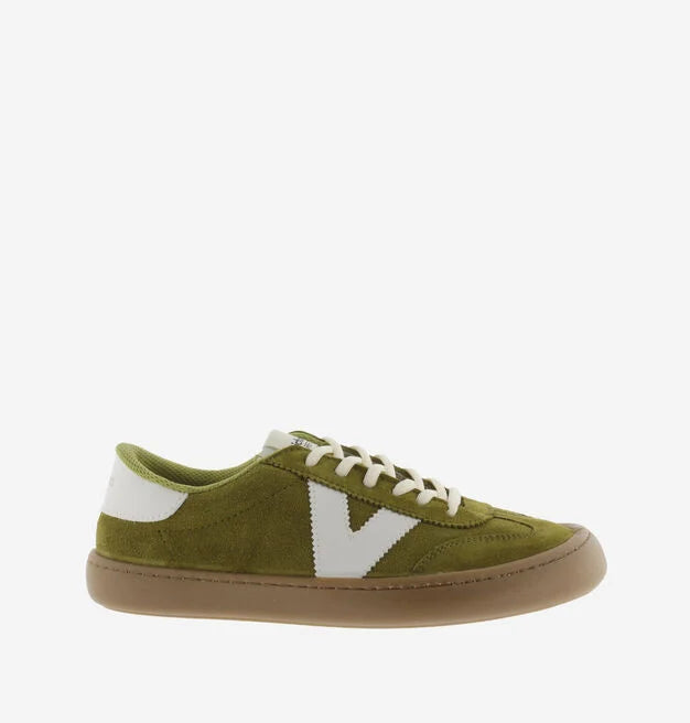 Zapatilla Olmo Barefoot Serraje Oliva- Victoria