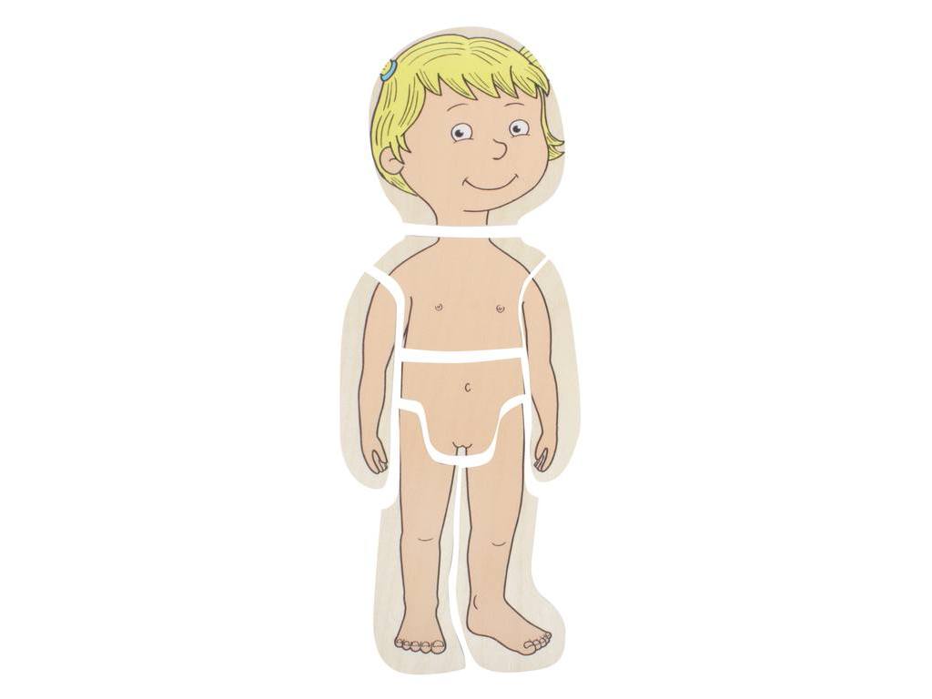 Puzzle 5 en 1 Anatomía Femenina- Beleduc