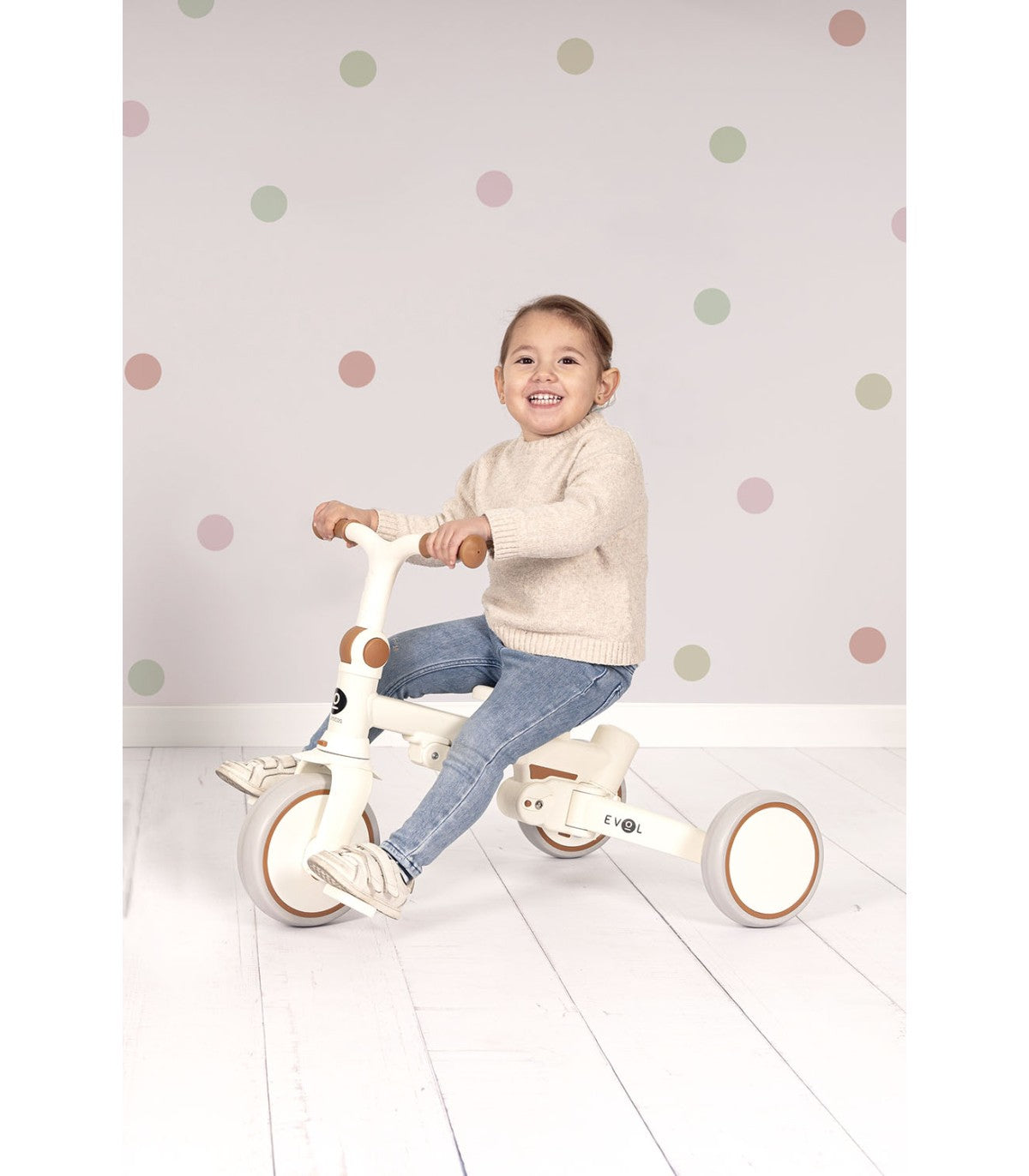 Triciclo Multifuncion Evol Blanco- Olmitos