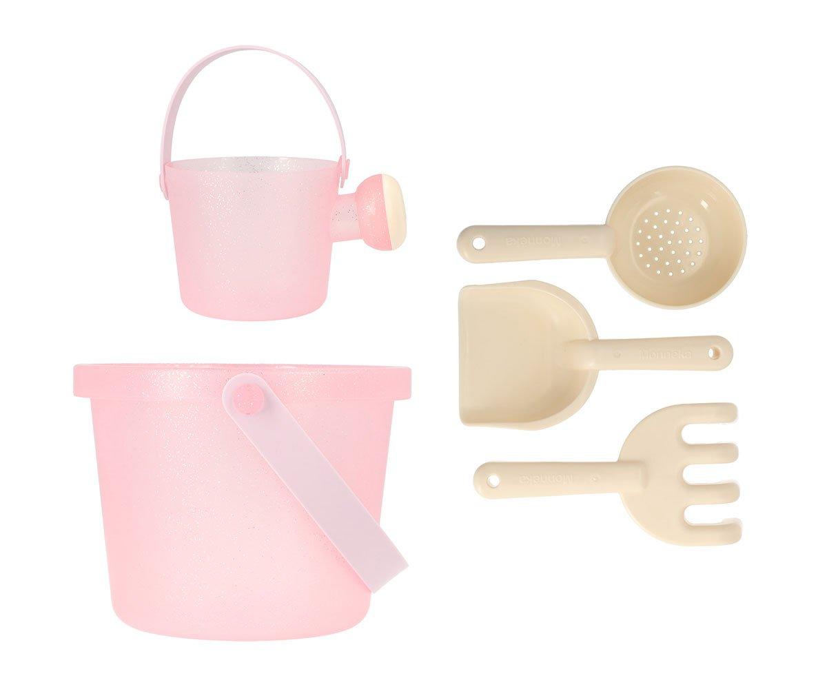 Set de Juguetes de Playa Cubo Glitter- Monneka
