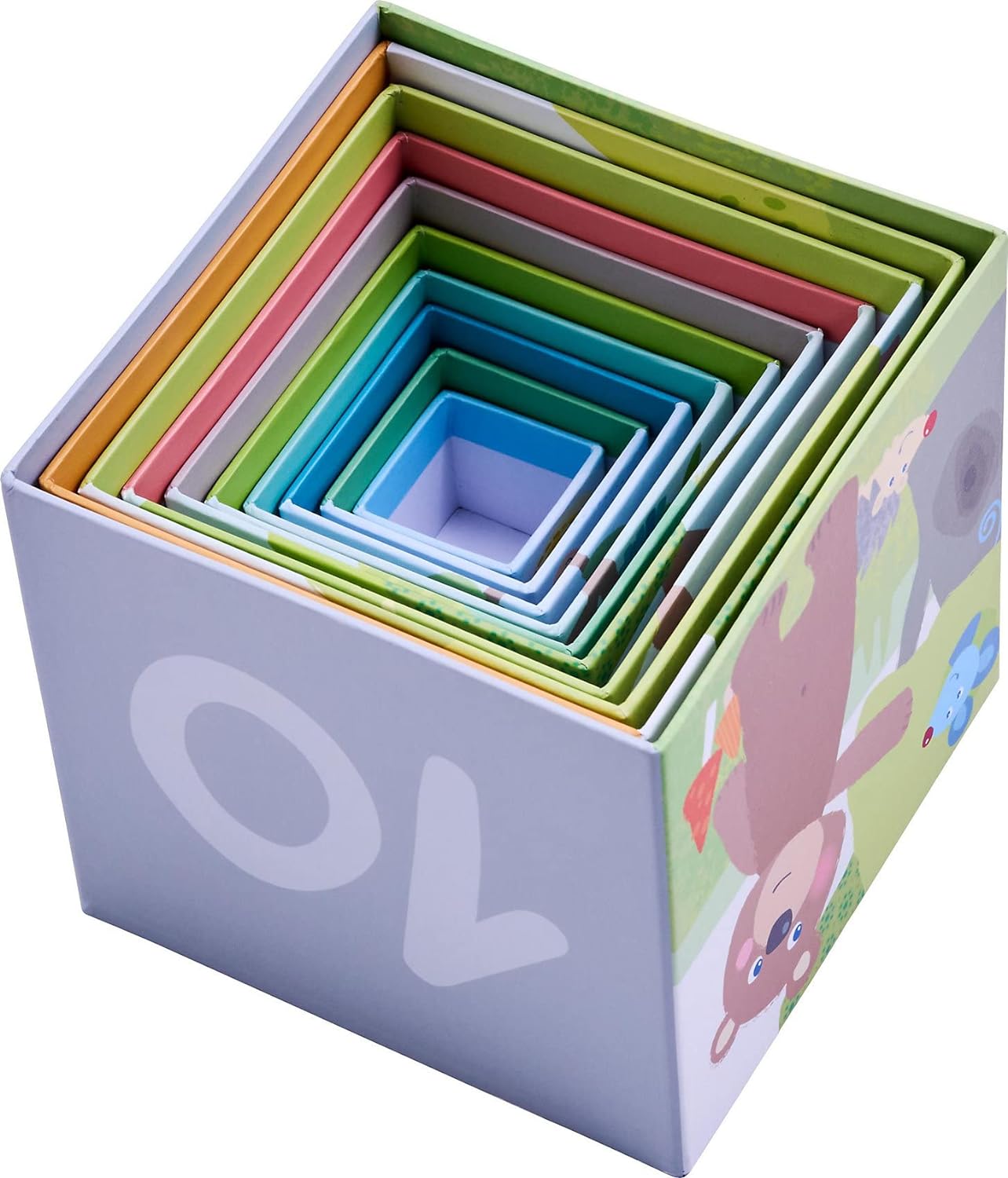 Cubos para apilar Amigos del bosque- Haba