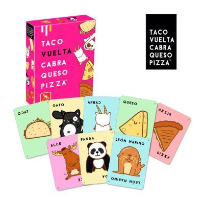Taco, vuelta, cabra, queso, pizza- Lúdilo