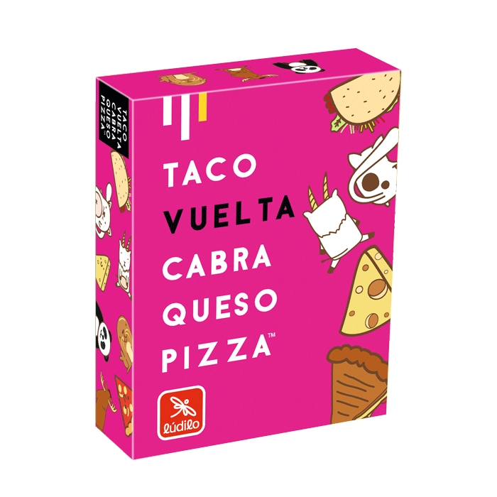 Taco, vuelta, cabra, queso, pizza- Lúdilo