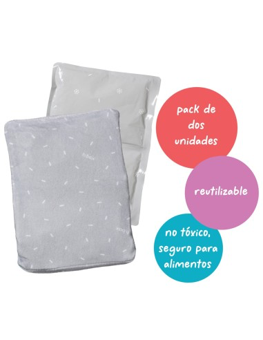 Pack Gel Refrigerante Jumbo (2 ud.) con funda textil- B.box
