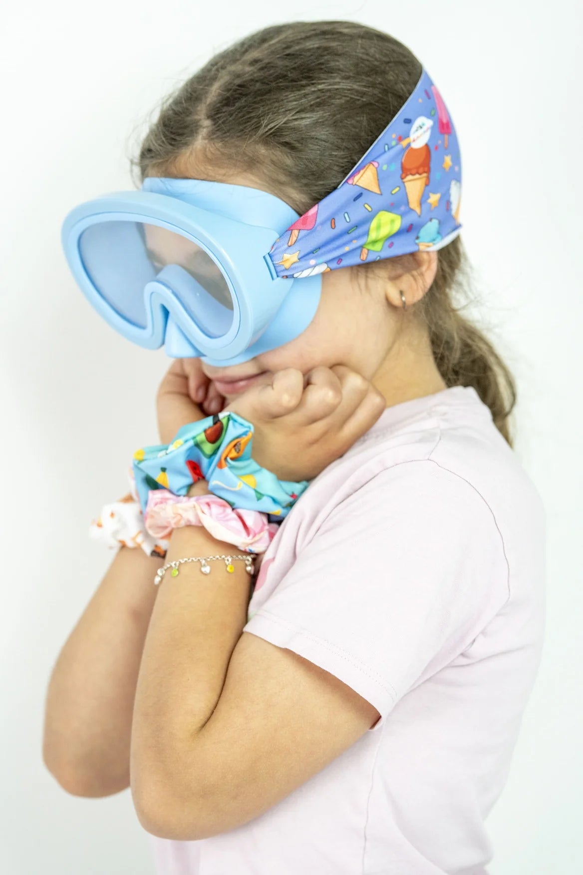 Máscara Junior azul Helados- FunWater