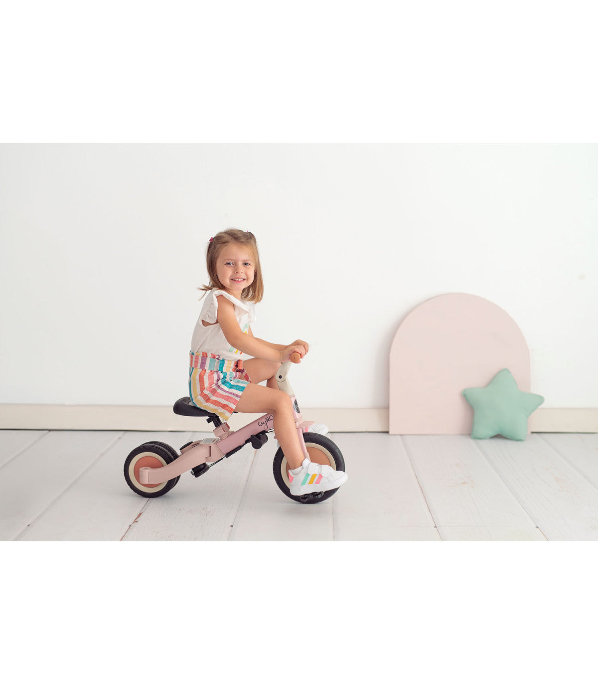 Triciclo Multifuncion Gyro + Rosa- Olmitos