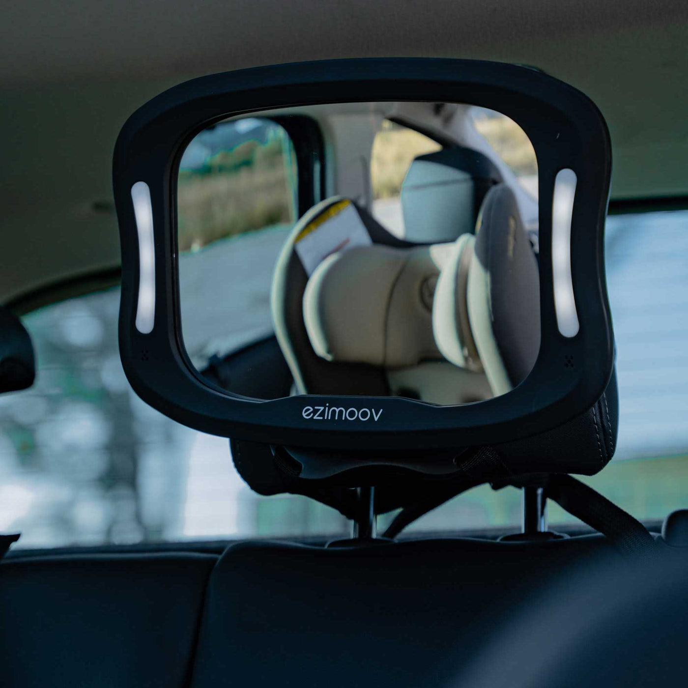Espejo de coche para bebé con luz LED Ezimoov
