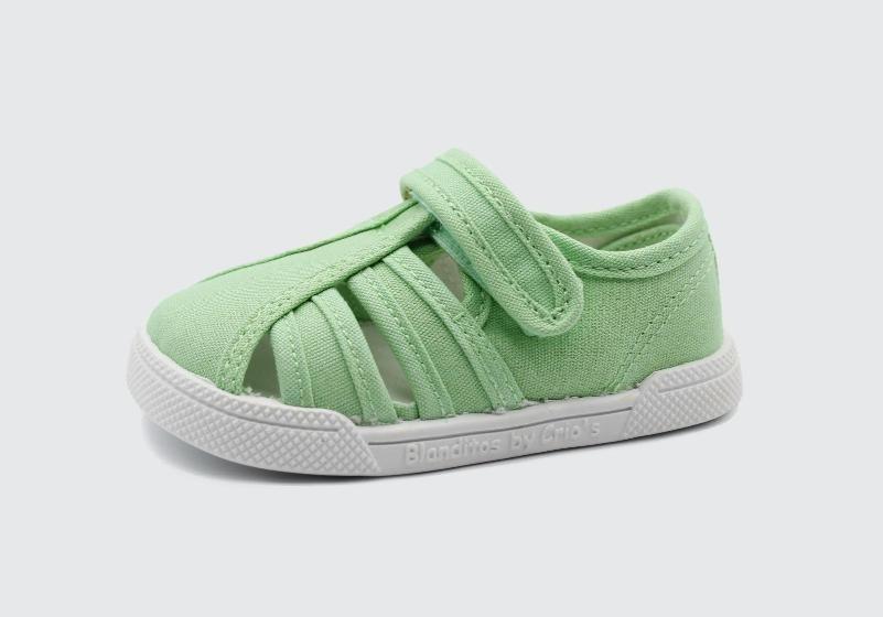 Sandalia lona Mango Verde- Blanditos