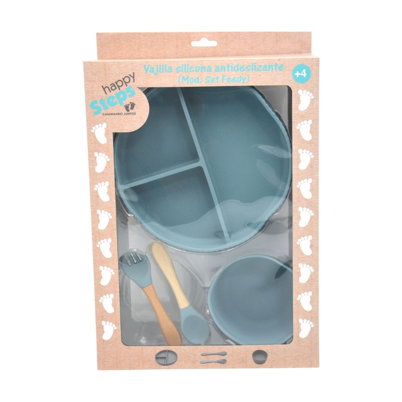 Set Feedy Gris- Happy Steps