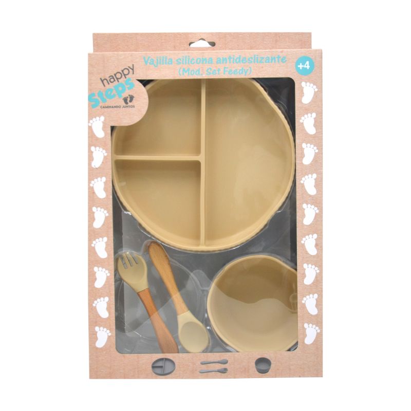 Set Feedy Beige- Happy Steps