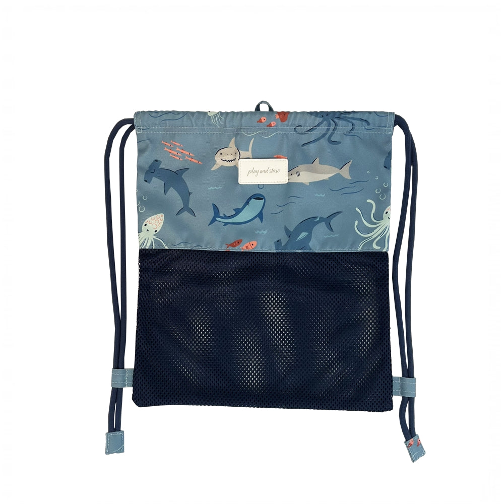 Mochila saco Sharks- Play and Store