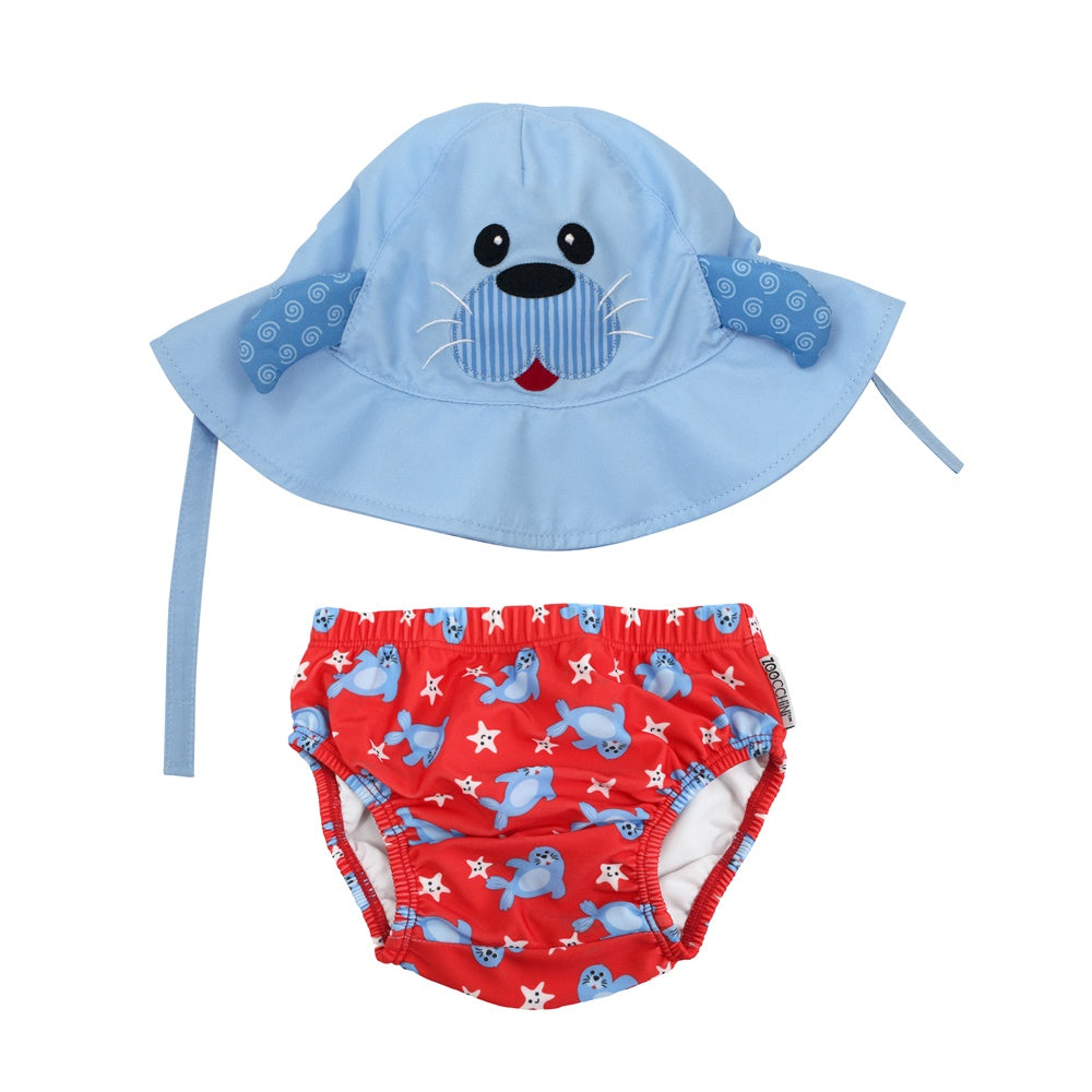Set bañador y gorro Foca- Zoocchini
