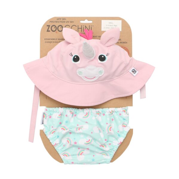 Set bañador y gorro Unicornio- Zoocchini
