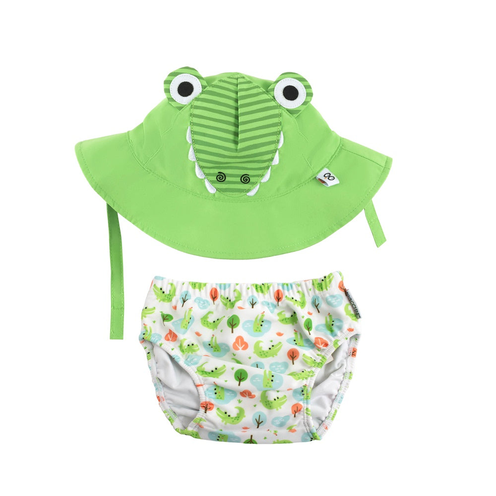 Set bañador y gorro Cocodrilo- Zoocchini