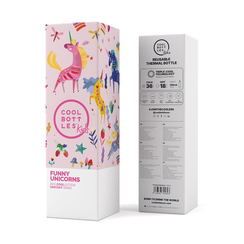 Botella térmica Funny unicorns 350ml- Cool Bottles