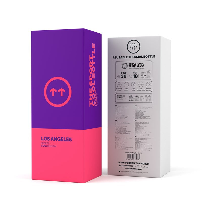 Botella térmica Sport Los Ángeles 500ml- Cool Bottles