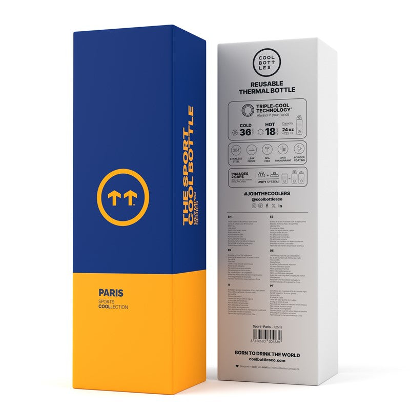 Botella térmica Sport París 725ml- Cool Bottles