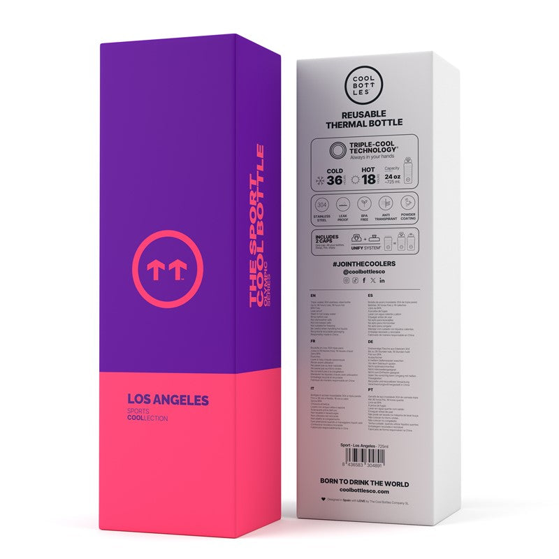 Botella térmica Sport Los Ángeles 725ml- Cool Bottles