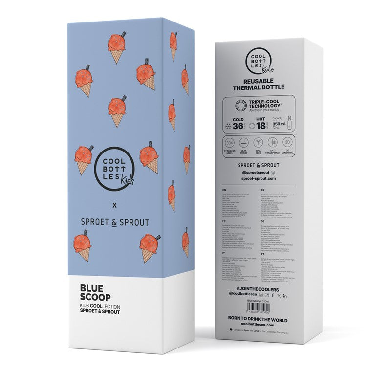 Botella térmica SPRT& Blue Scoop 350ml- Cool Bottles