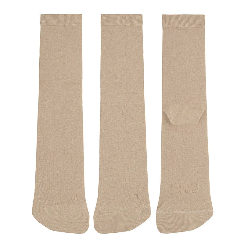 Calcetines barefoot mujer bambú Almendra- Cóndor