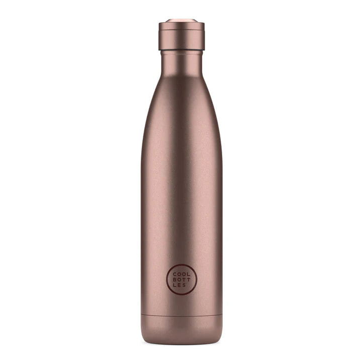Botella térmica Metallic Rose 750ml- Cool Bottles