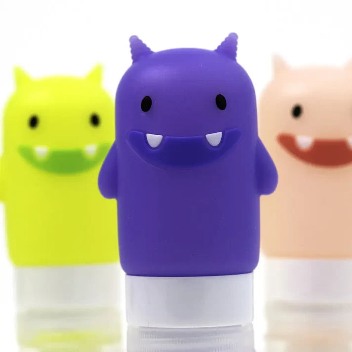 Contenedores para aderezos Squeezy Monster Set de 3- Yumbox