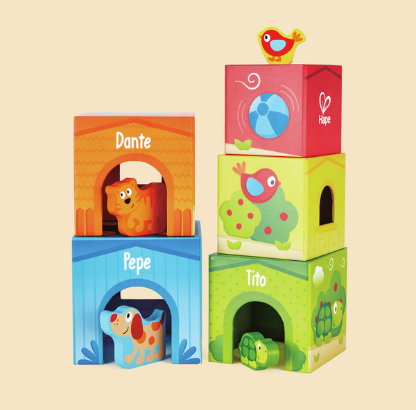 Cubos Apilables Pepe & Friends Hape
