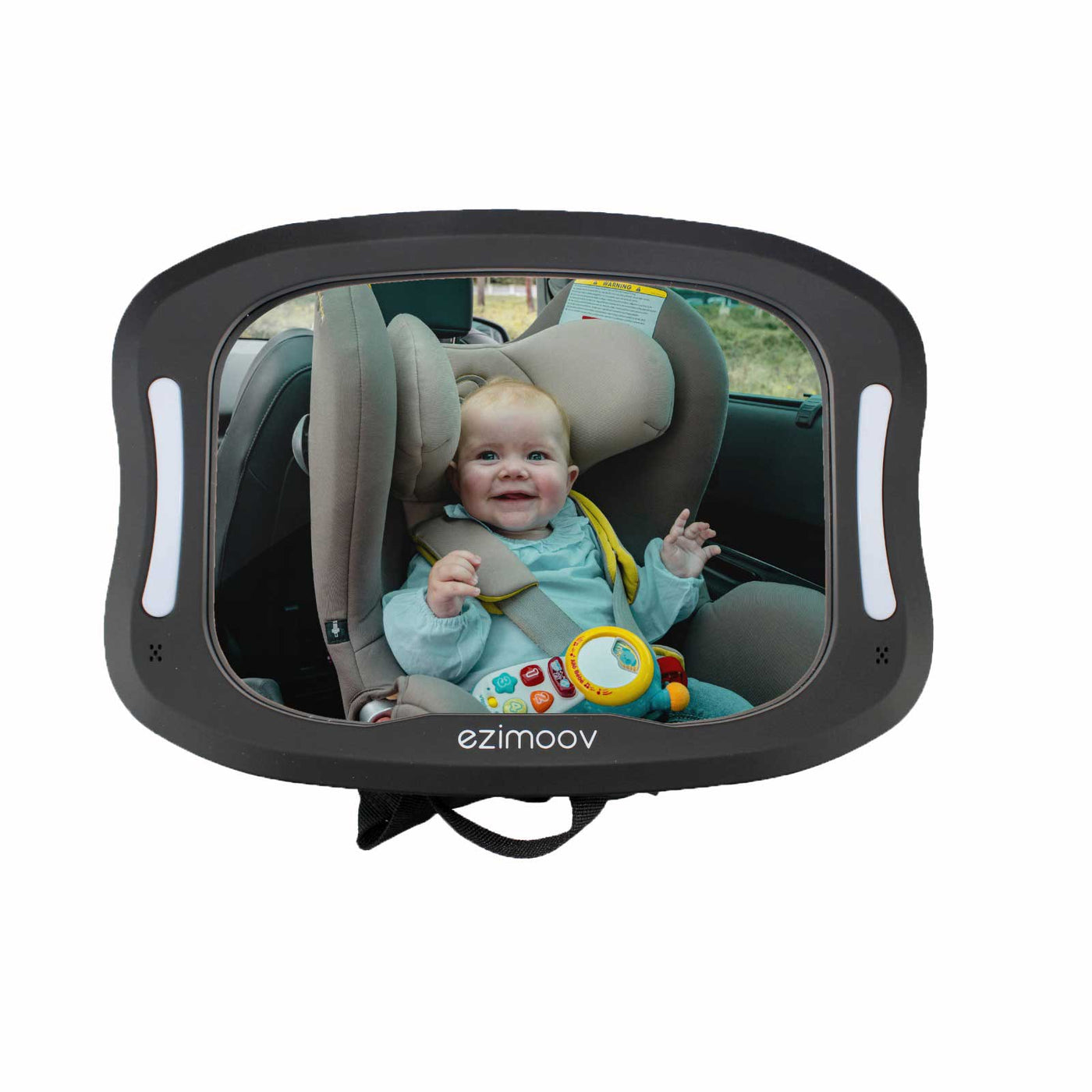 Espejo de coche para bebé con luz LED Ezimoov