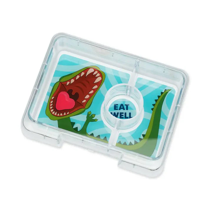 Fiambrera snack Dino verde - Yumbox