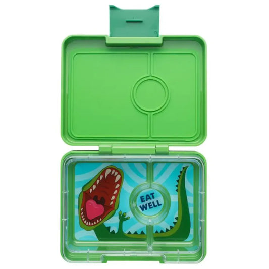 Fiambrera snack Dino verde - Yumbox