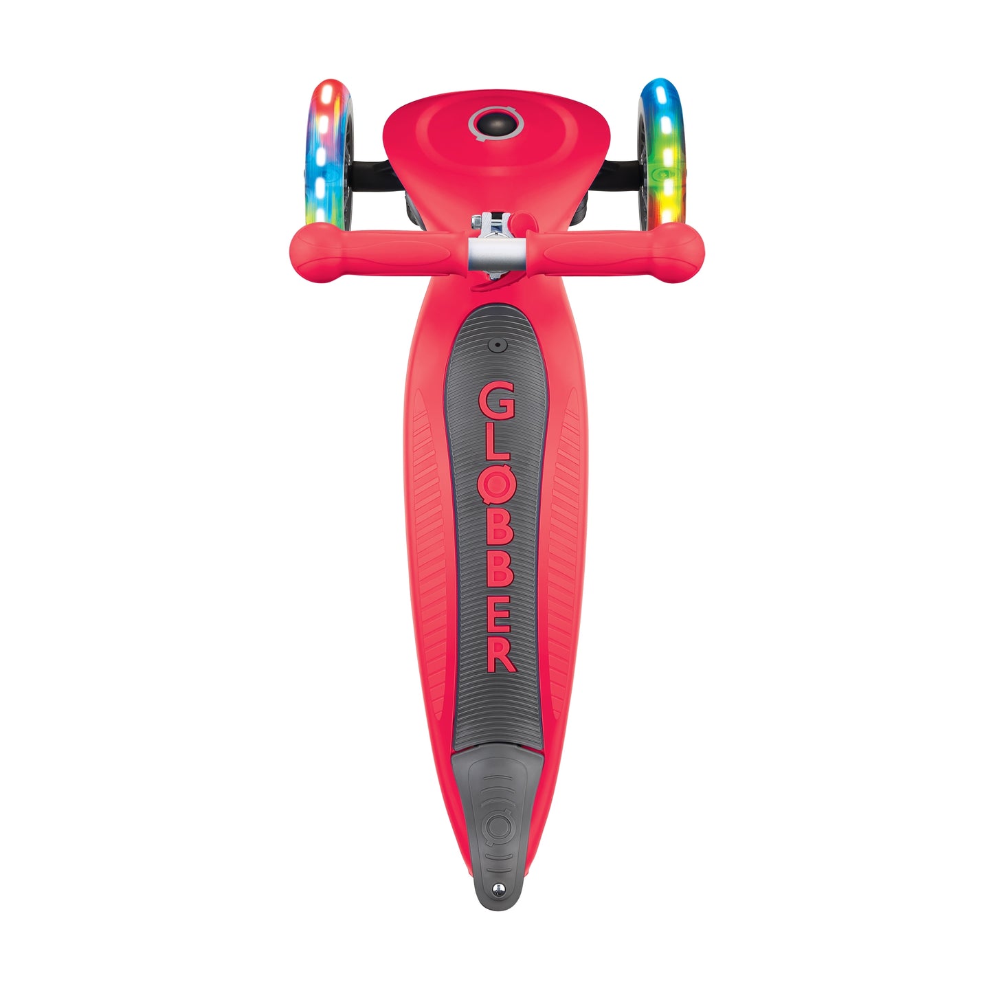 Patinete Globber todo en uno con luces - Go Up Foldable Plus Lights Rojo