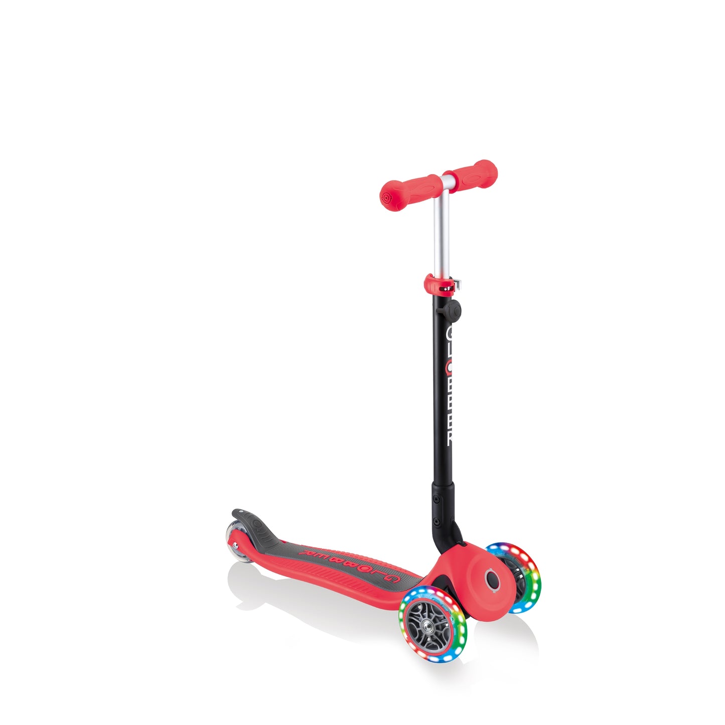 Patinete Globber todo en uno con luces - Go Up Foldable Plus Lights Rojo