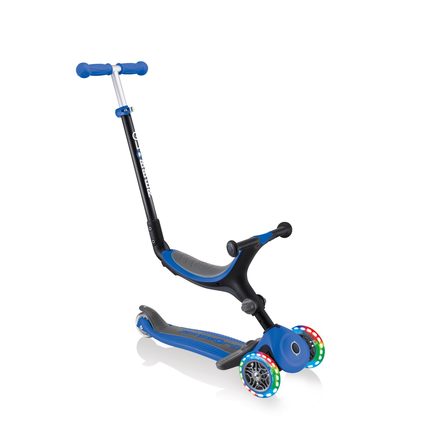 Patinete Globber todo en uno con luces - Go Up Foldable Plus Lights Azul