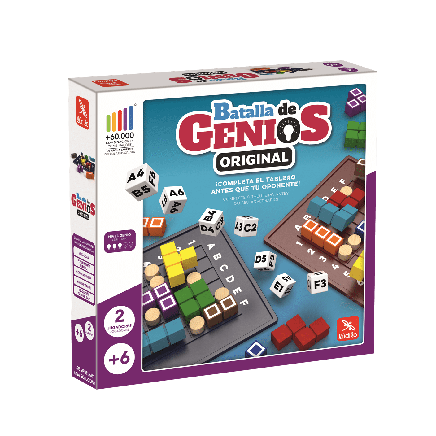 Juego de lógica Batalla de Genios- Lúdilo