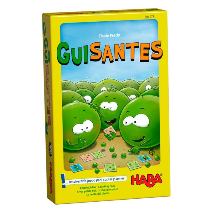 Juego para contar y sumar Los Guisantes Haba