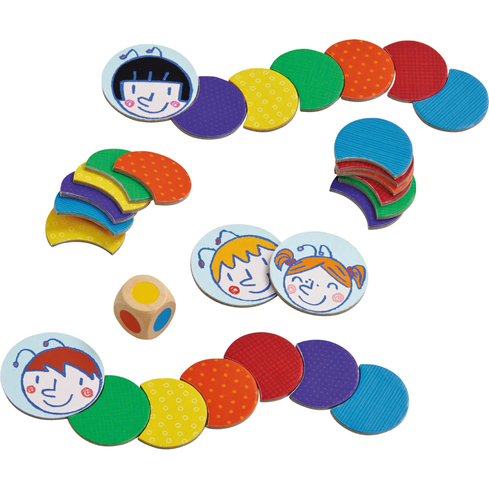 Oruga de colores- Haba