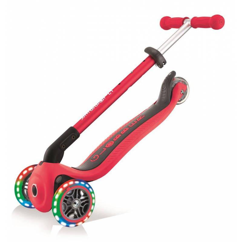 Patinete Globber con luces - Primo Foldable Lights Rojo