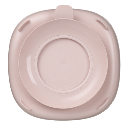 Plato 2 en 1 con ventosa y compatimentos extraíbles Blush- B.box