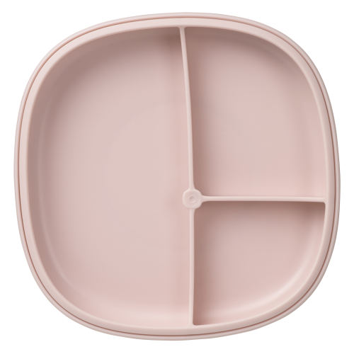 Plato 2 en 1 con ventosa y compatimentos extraíbles Blush- B.box