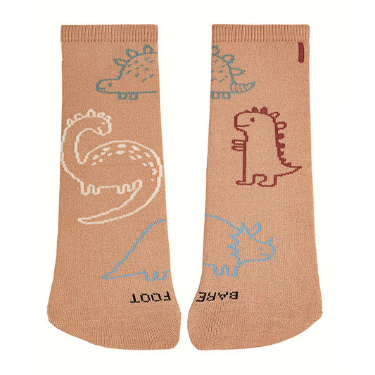 Calcetines Barefoot Dinosaurios Nougat- Cóndor