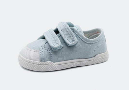 Zapatillas lona Coco Azul- Blanditos
