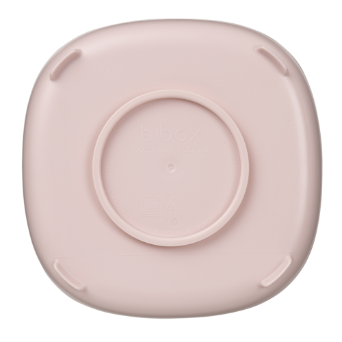 Plato 2 en 1 con ventosa y compatimentos extraíbles Blush- B.box
