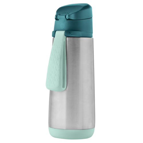 Botella térmica con boquilla y asa 500ml Emerald Forest- B.box