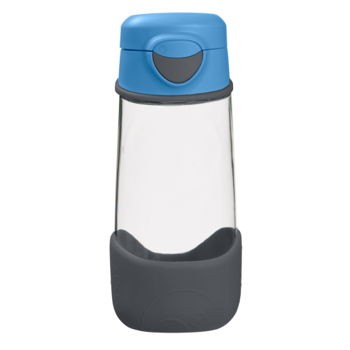 Botella tritán con boquilla y asa 450ml Blue Slate-B.Box