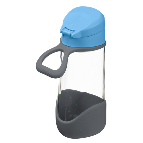 Botella tritán con boquilla y asa 450ml Blue Slate-B.Box