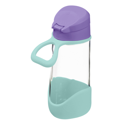 Botella tritán con boquilla y asa 450ml Lilac Pop-B.Box