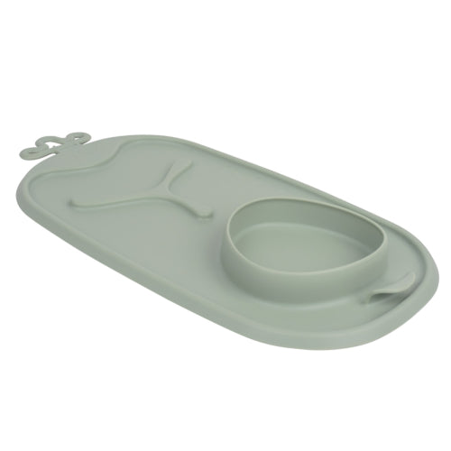 Bandeja silicona Roll + Go con cuchara Sage- B.Box