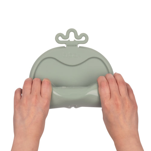 Bandeja silicona Roll + Go con cuchara Sage- B.Box
