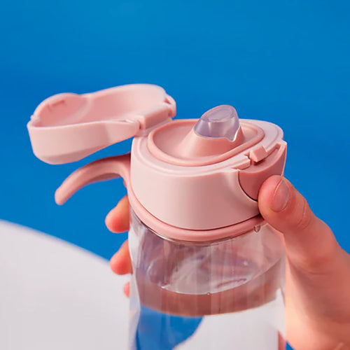 Botella tritán con boquilla y asa 450ml Blush Crush-B.Box